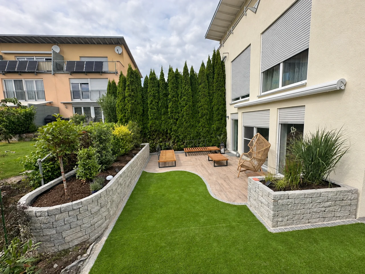 Gartenmotiv aus dem Jungbauer-Website-Entwurf